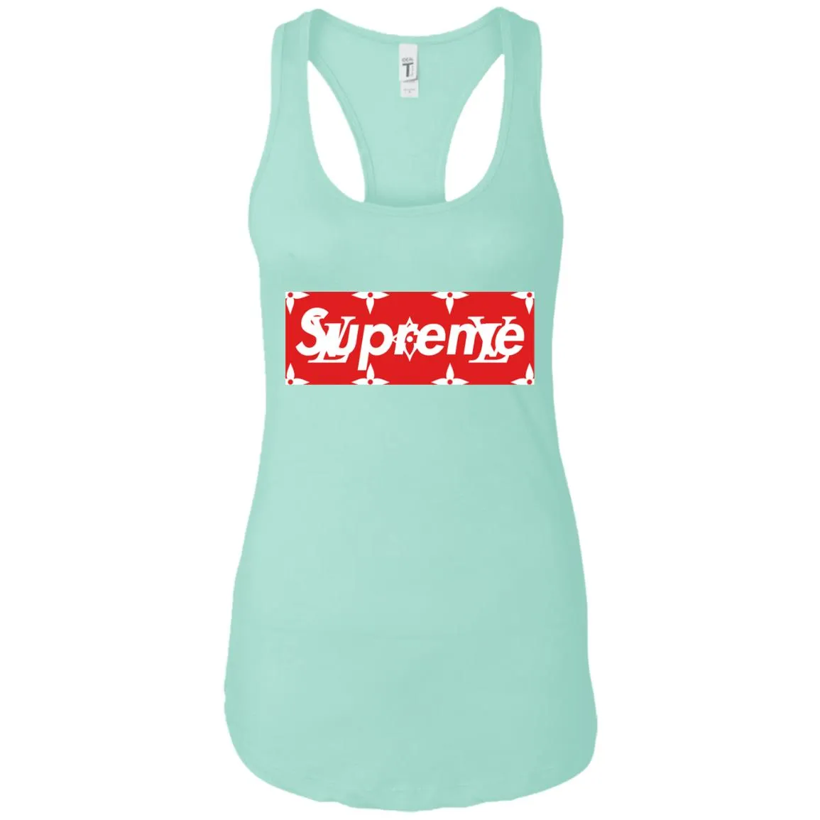 Louis Vuitton Box Supreme T-shirt Women Tank Top