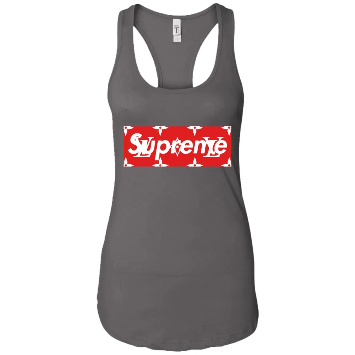 Louis Vuitton Box Supreme T-shirt Women Tank Top