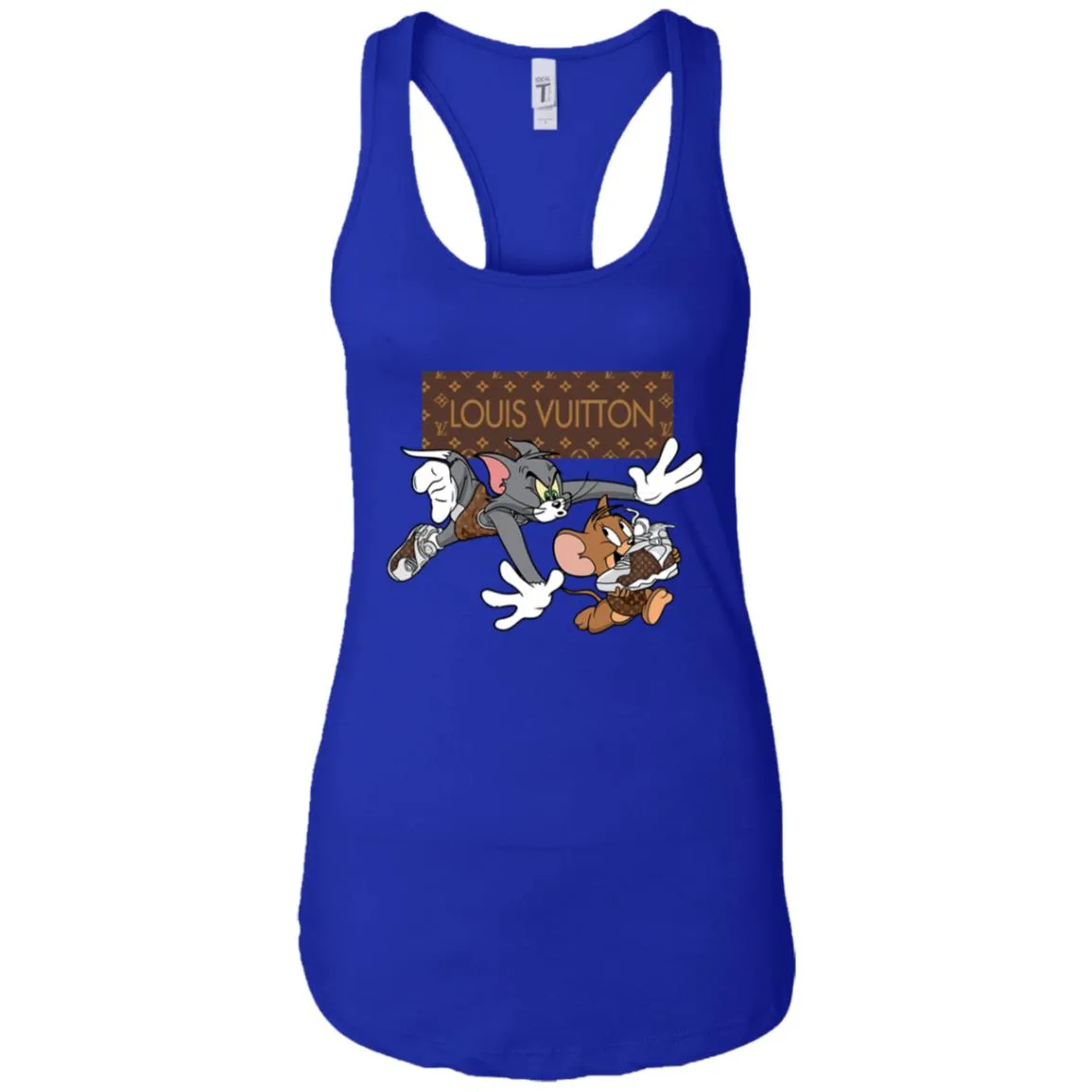 Louis Vuitton Cartoon Tom And Jerry T-shirt Women Tank Top