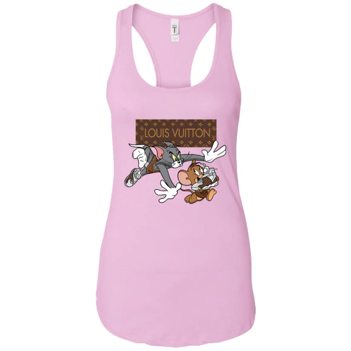 Louis Vuitton Cartoon Tom And Jerry T-shirt Women Tank Top