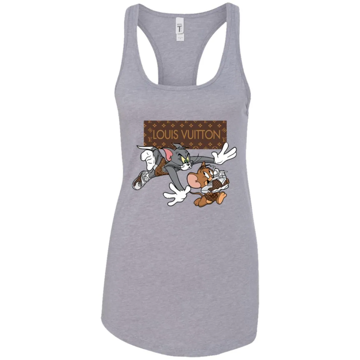 Louis Vuitton Cartoon Tom And Jerry T-shirt Women Tank Top