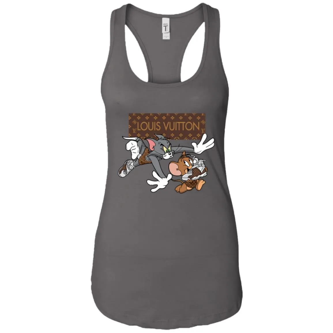 Louis Vuitton Cartoon Tom And Jerry T-shirt Women Tank Top