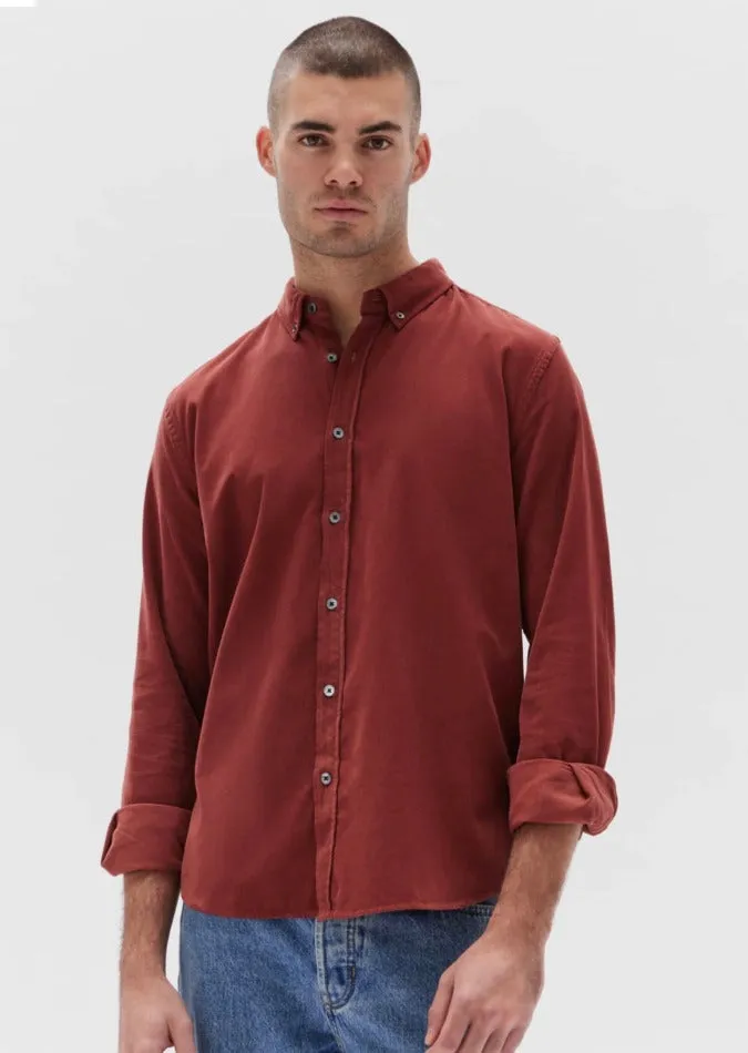 Mens Cord Shirt Sumac