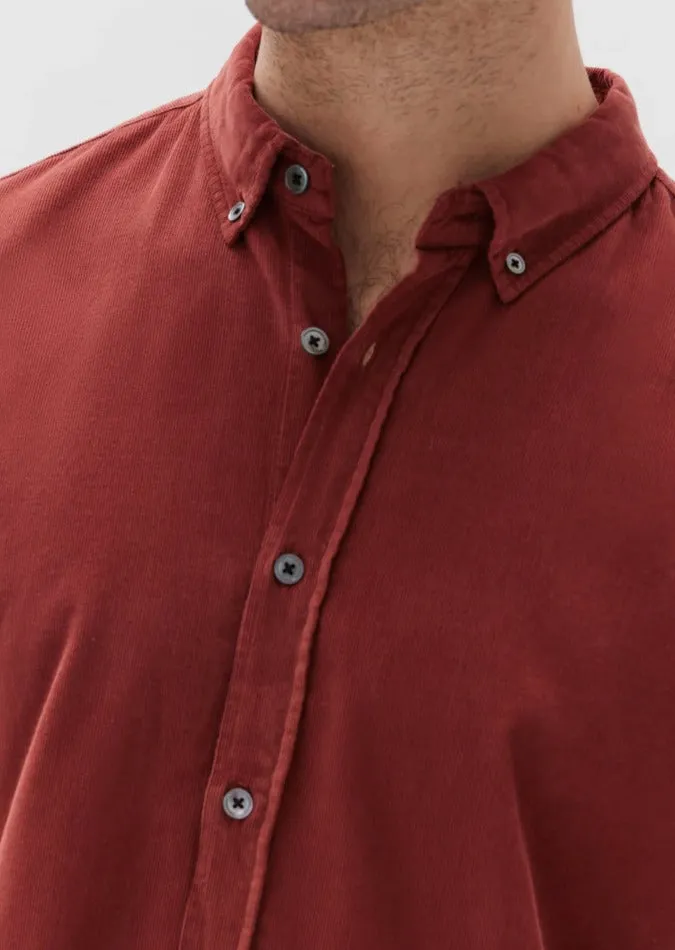 Mens Cord Shirt Sumac