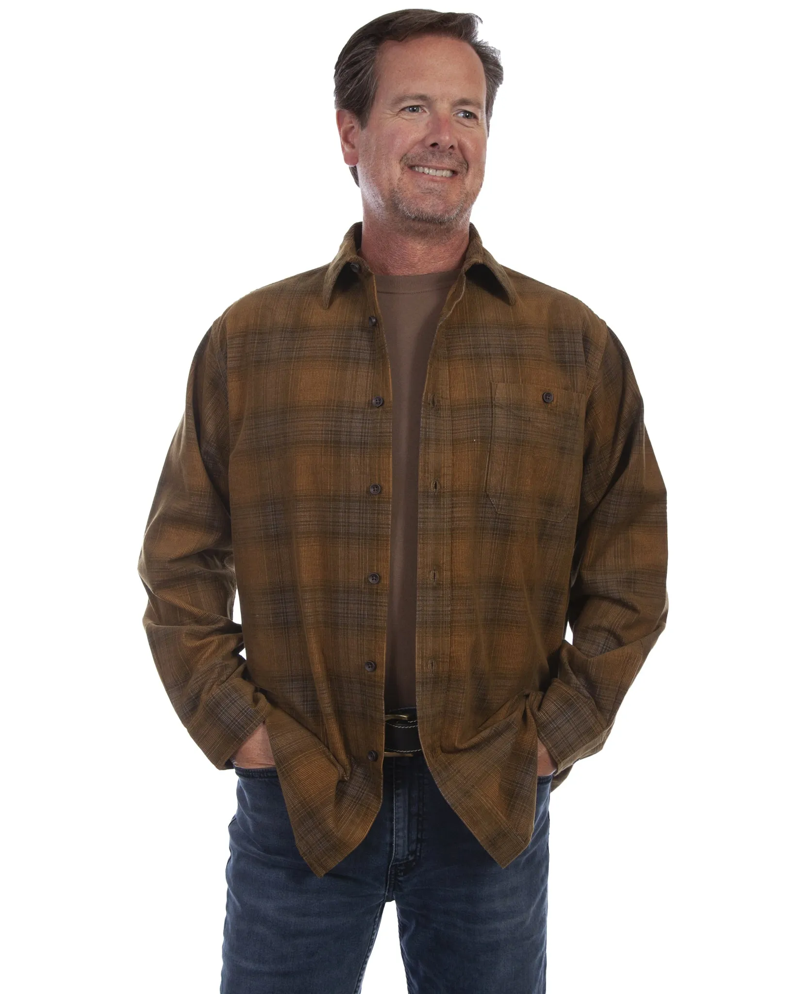 Men's Corduroy Western Shirt