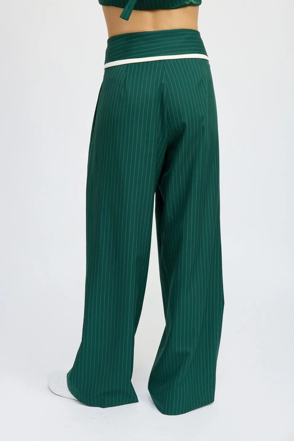 Minette Pinstriped Pants