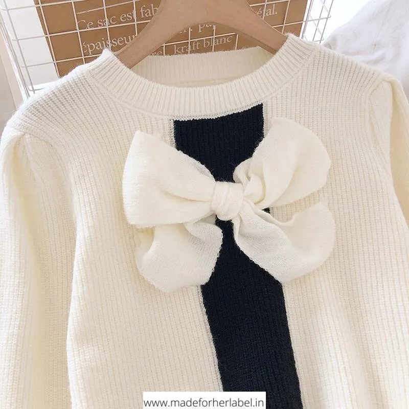 Mini Bow Sweater