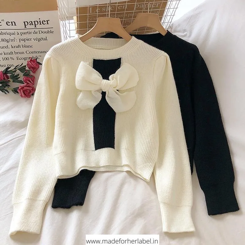 Mini Bow Sweater