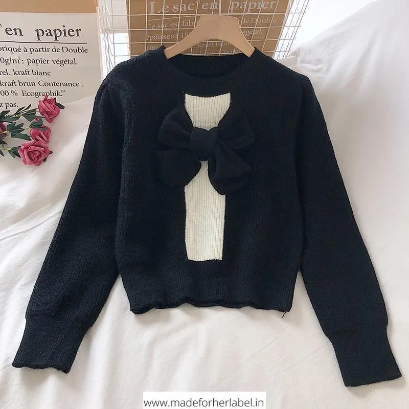 Mini Bow Sweater