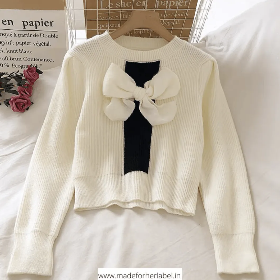 Mini Bow Sweater