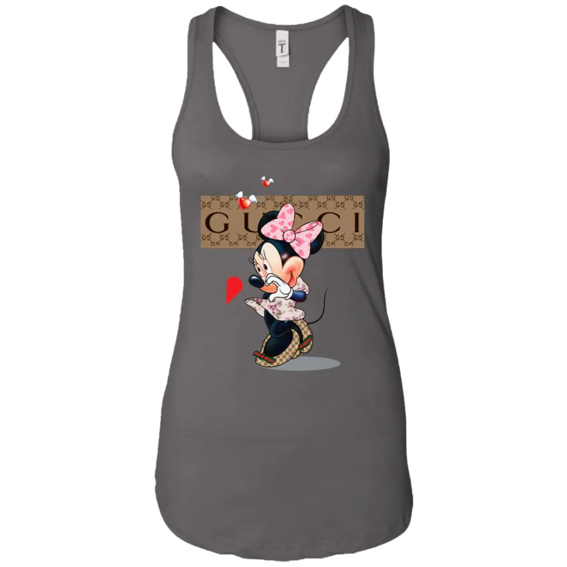 Minnie Mouse Love Couple T-shirt Valentine's Day T-shirt Women Tank Top