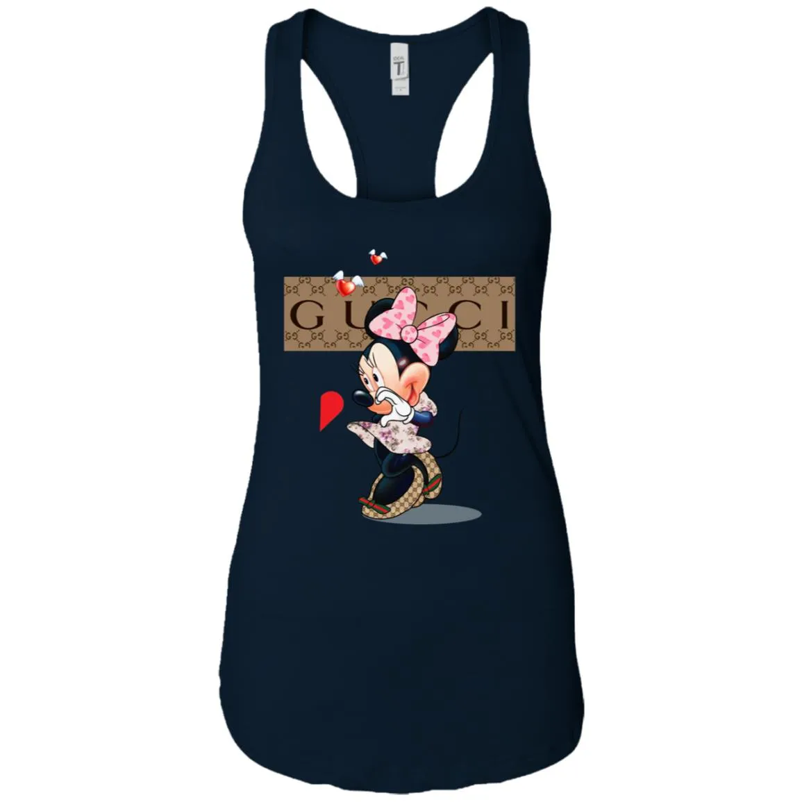 Minnie Mouse Love Couple T-shirt Valentine's Day T-shirt Women Tank Top