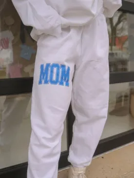 Mom Block Blue Sweatpants