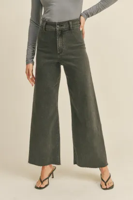 Mona Straight Wide Leg Denim (Assorted Colors)