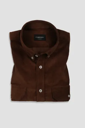 Mud Brown Corduroy Shirt