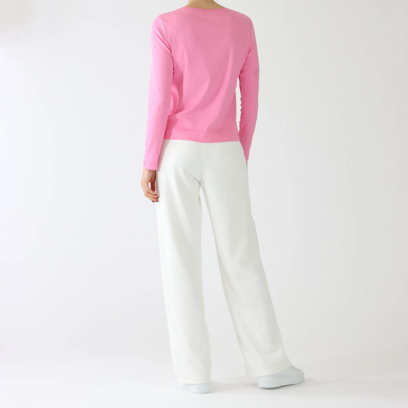 Off White Welby Wide Leg Ribbed Jersey Pants