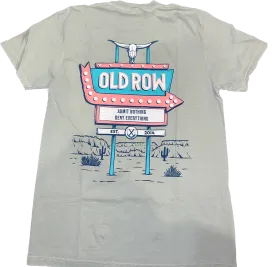 Old Row The Road Sign Pocket Tee WROW-2590