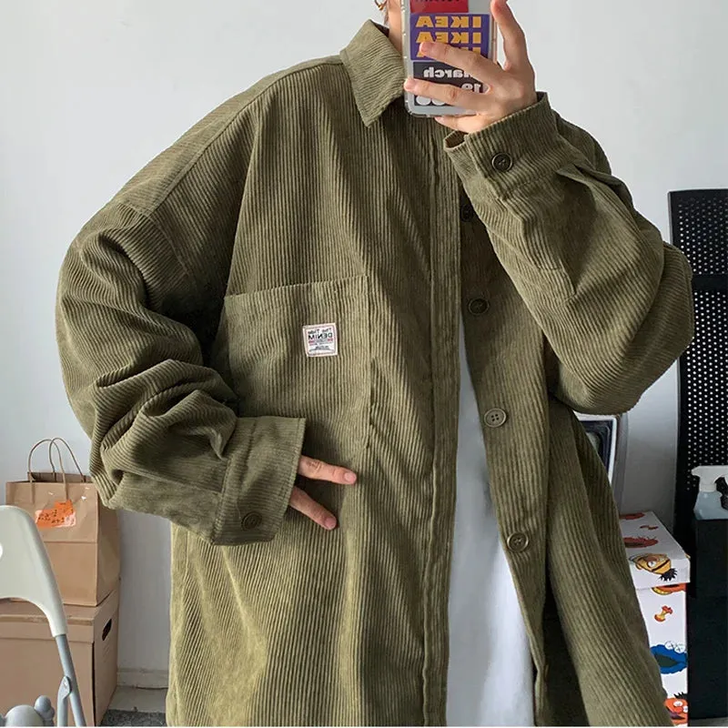 Oversized Corduroy Shirt