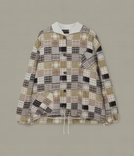 Quilt Patch Jacket, Brown