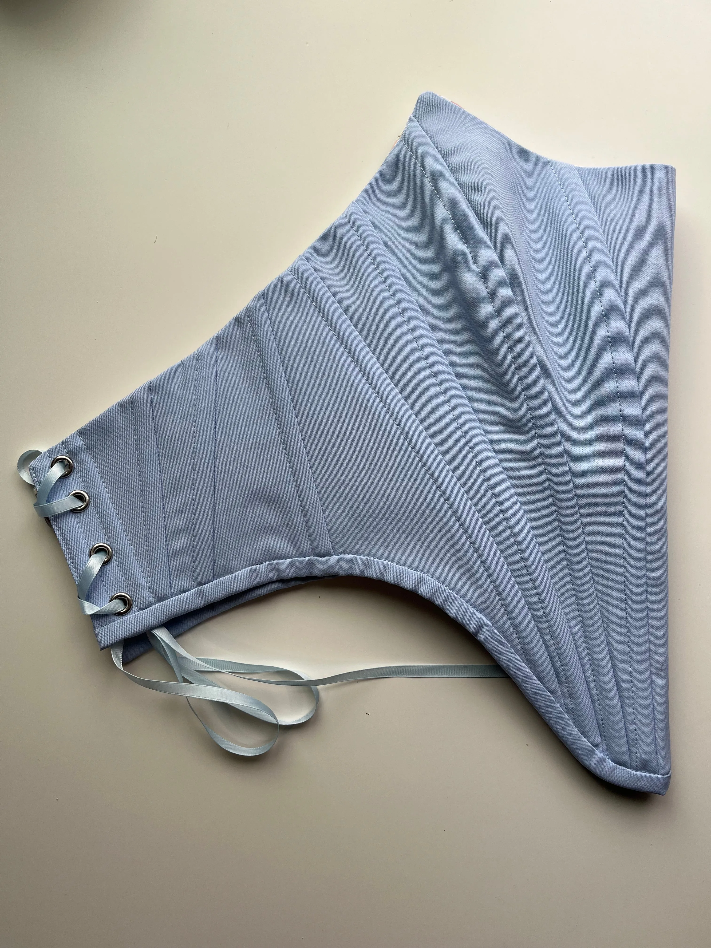 Sky blue corset, size M