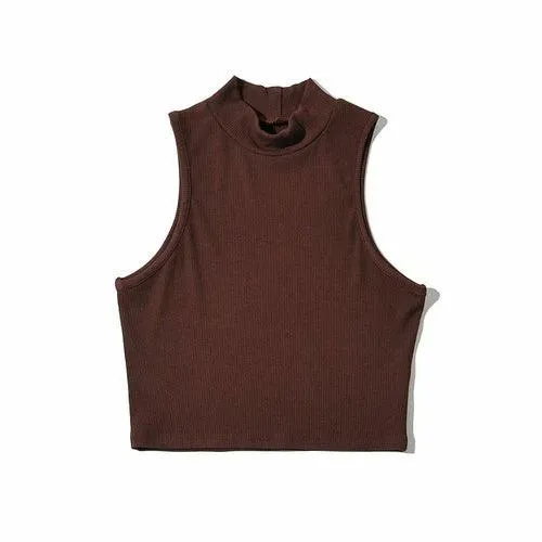 Slim Elastic Women Knitted Tank Top