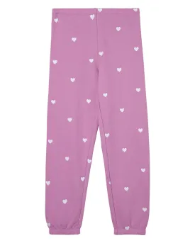 Spiritual Gangster Perfect Sweatpants - Girls - Cupid Hearts Print