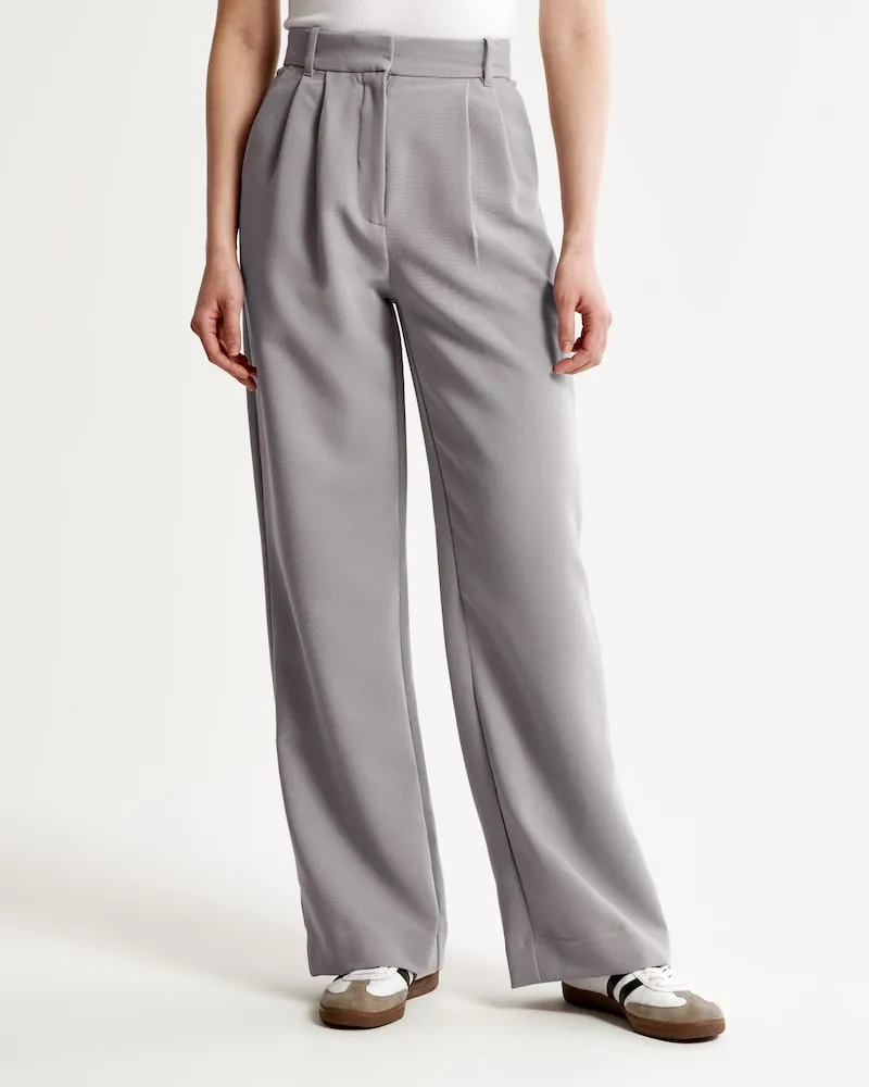 Stone Wide-Leg Pants