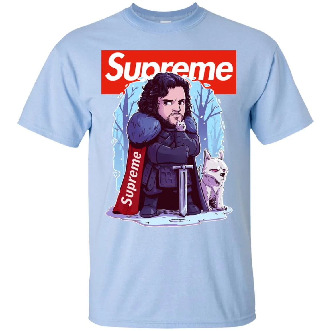 Supreme Game Of Thrones T-shirt Men Cotton T-Shirt