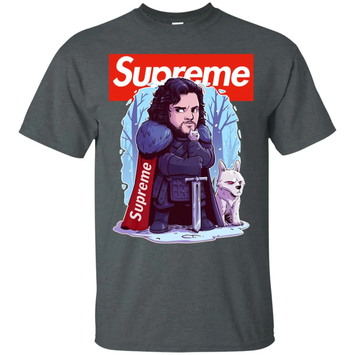 Supreme Game Of Thrones T-shirt Men Cotton T-Shirt