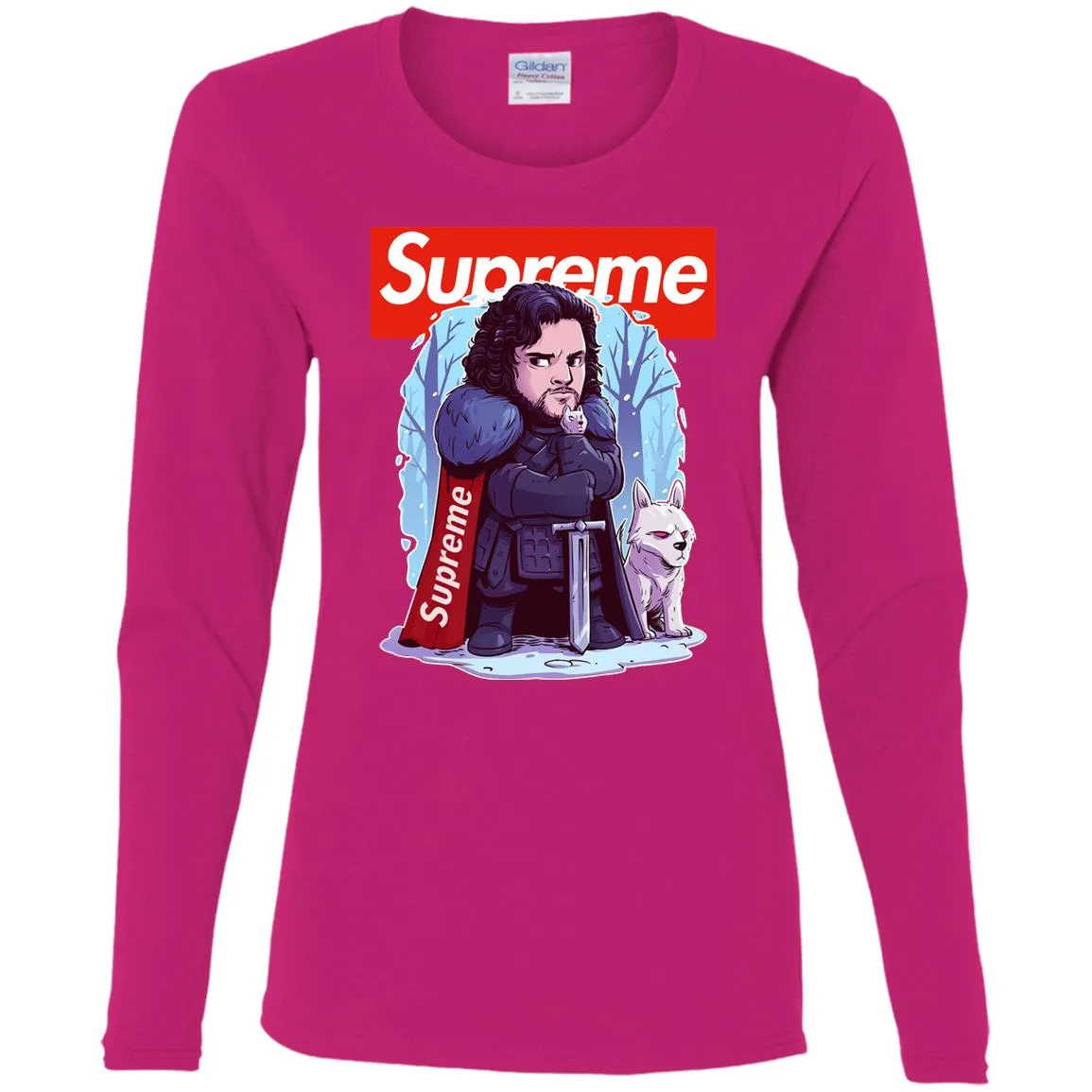 Supreme Game Of Thrones T-shirt Women Long Sleeve Shirt