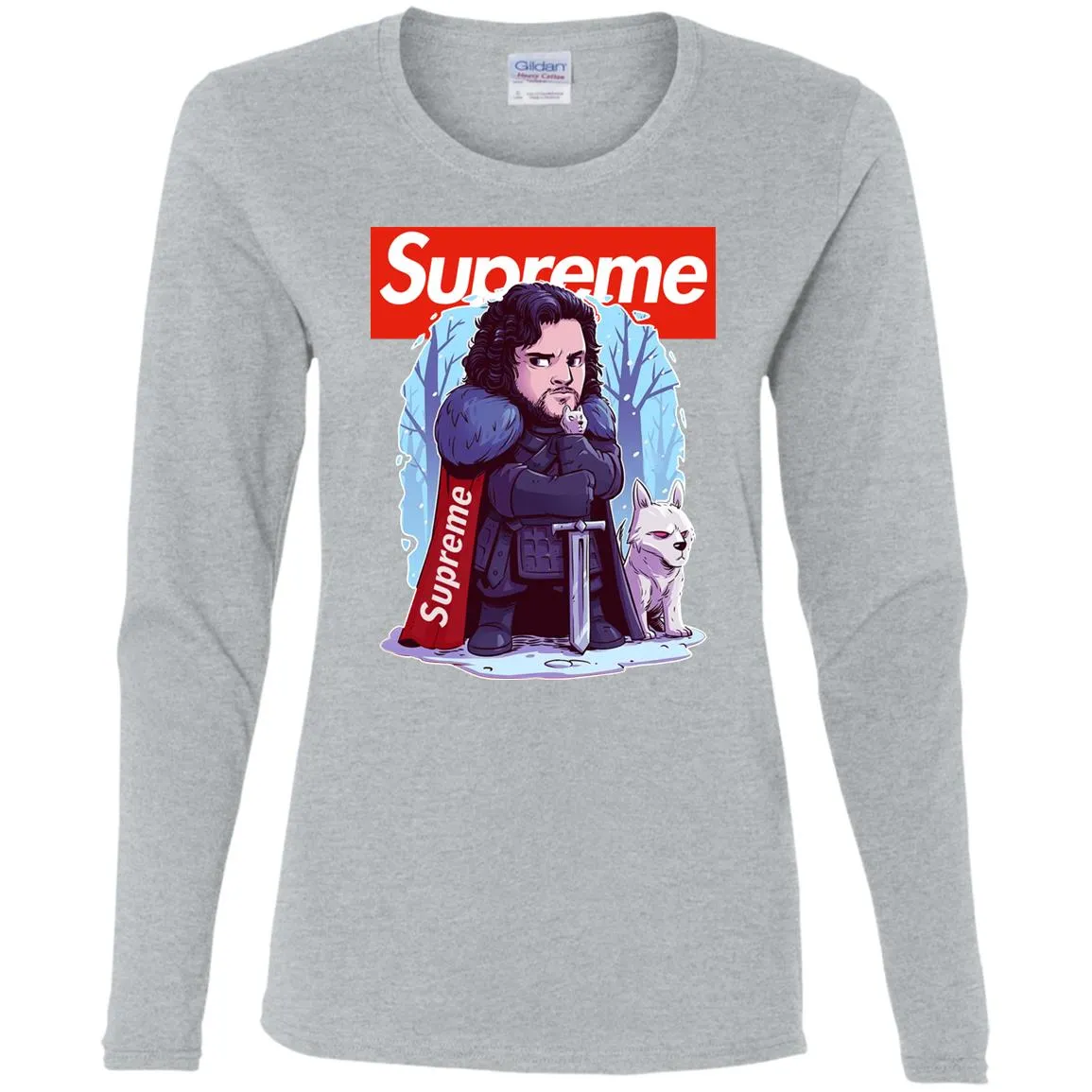 Supreme Game Of Thrones T-shirt Women Long Sleeve Shirt