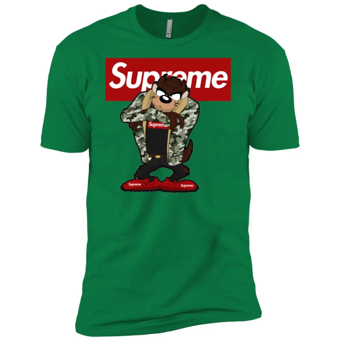 Supreme Hot Bear T-shirt Men Short Sleeve T-Shirt