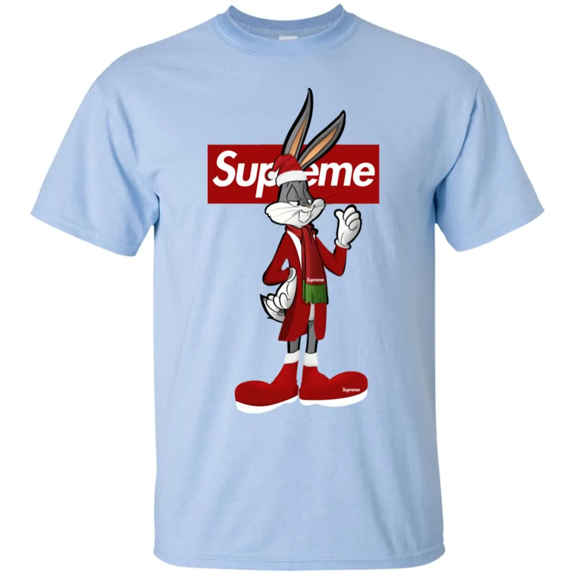 Supreme Rabbit Party T-shirt Men Cotton T-Shirt