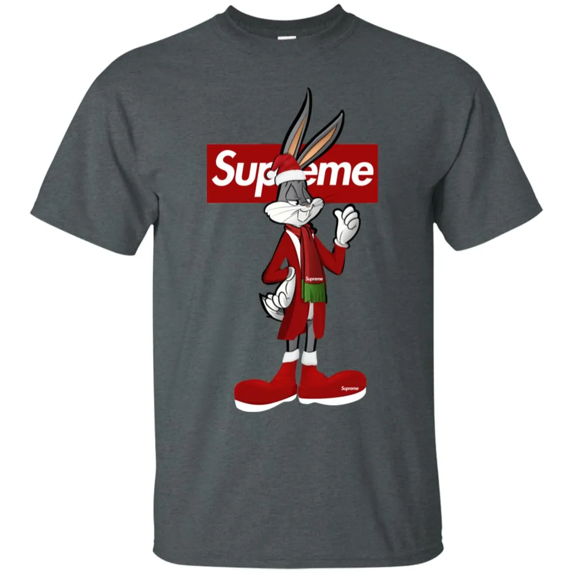 Supreme Rabbit Party T-shirt Men Cotton T-Shirt