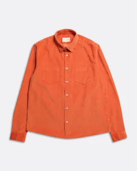 Two Pocket Shirt - Burnt Orange Corduroy