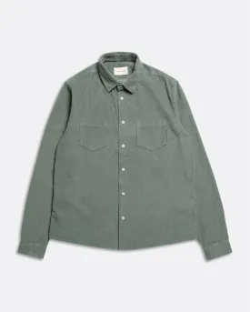 Two Pocket Shirt - Forest Green Corduroy