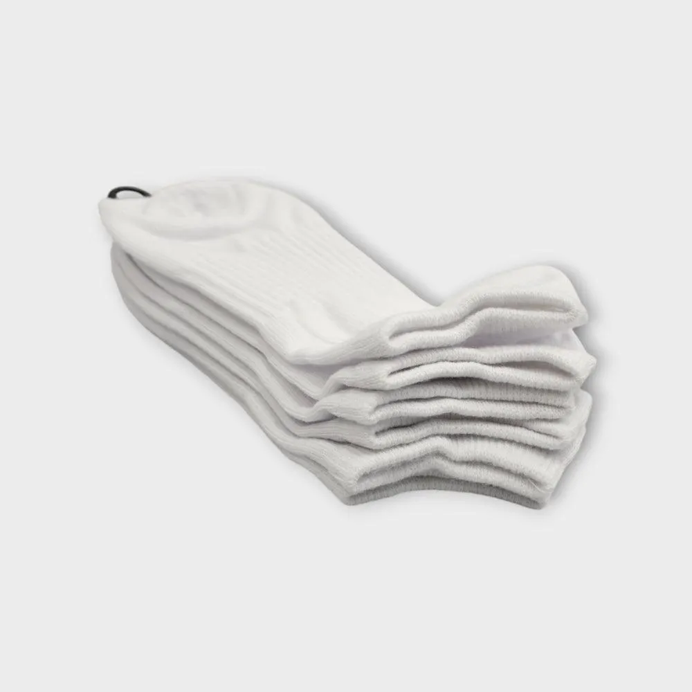 Unisex White Socks (Pack Of 3)