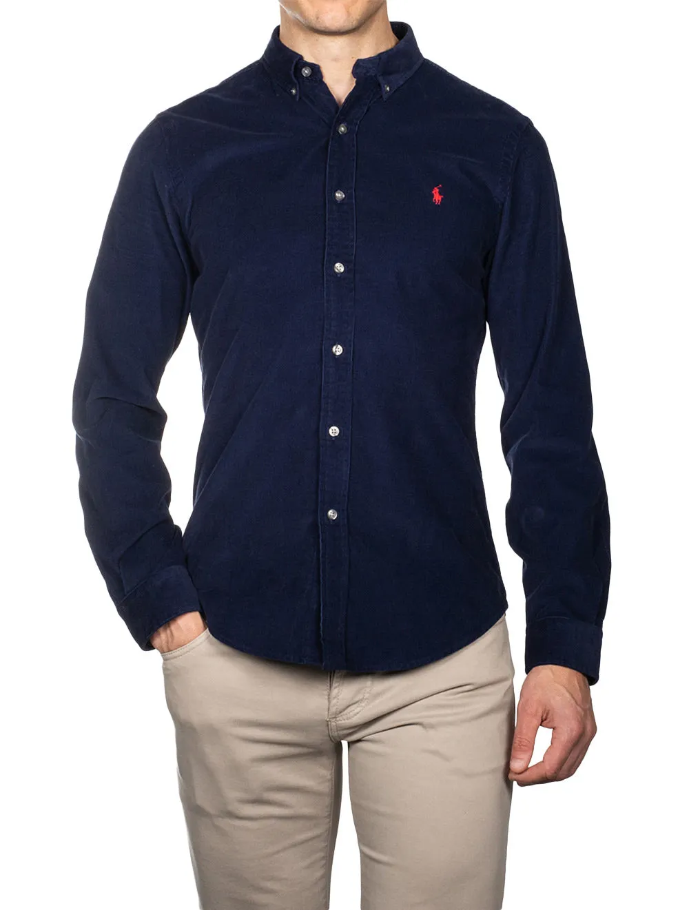 Wale Corduroy Shirt Navy