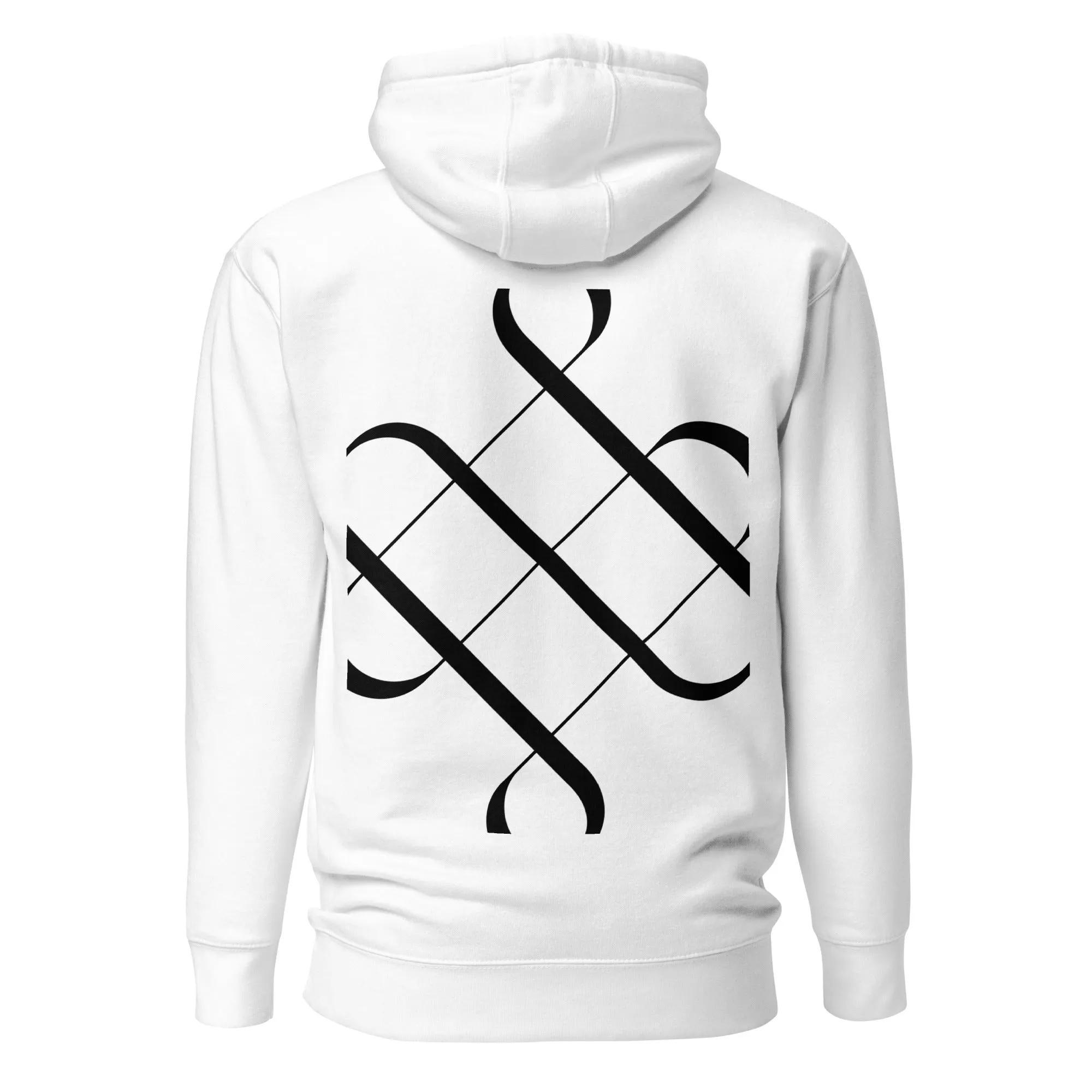 White Virgo Unisex Zodiac Poetry Hoodie