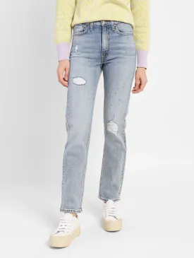 Women's High Rise 70's Slim Fit Jeans