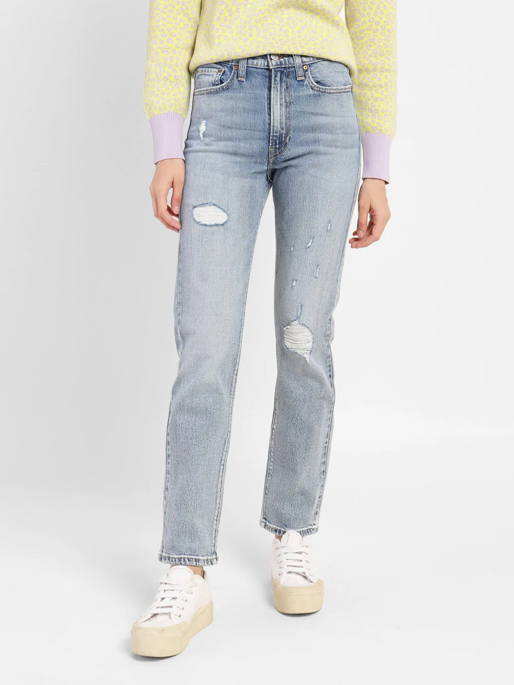 Women's High Rise 70's Slim Fit Jeans