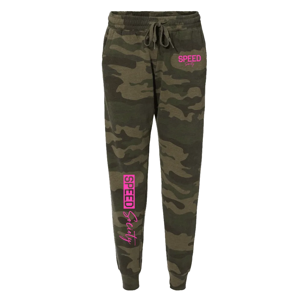 Womens Stampd Camo Sweatpant